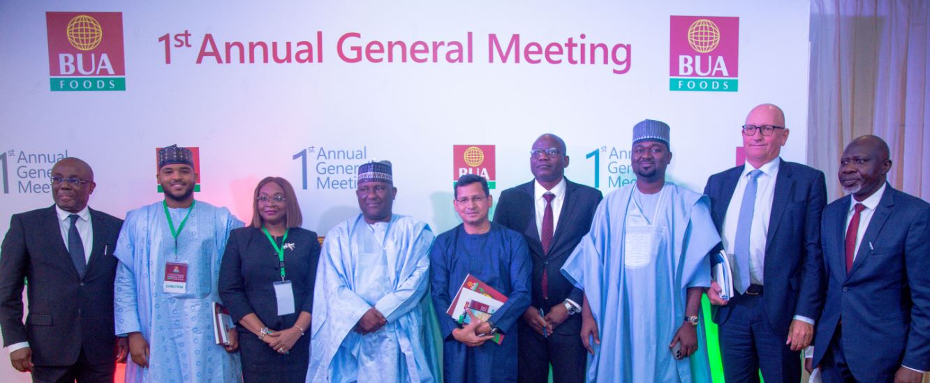 BUA Foods Holds Inaugural Annual General Meeting, Declares ₦63 billion Dividend for FY2021